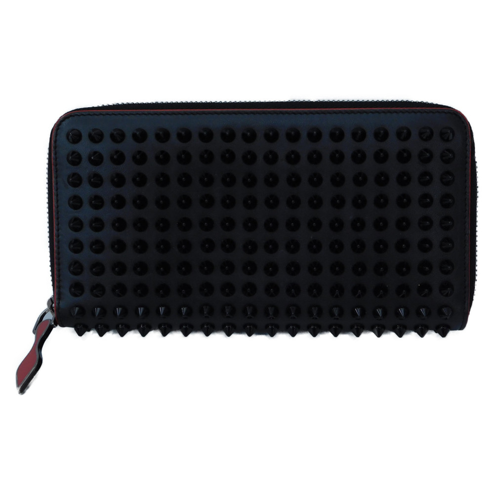 Christian Louboutin Spike Studs Long Wallet Black